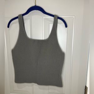 Babaton GreynGreen Sculpt Knit Squareneck Tank